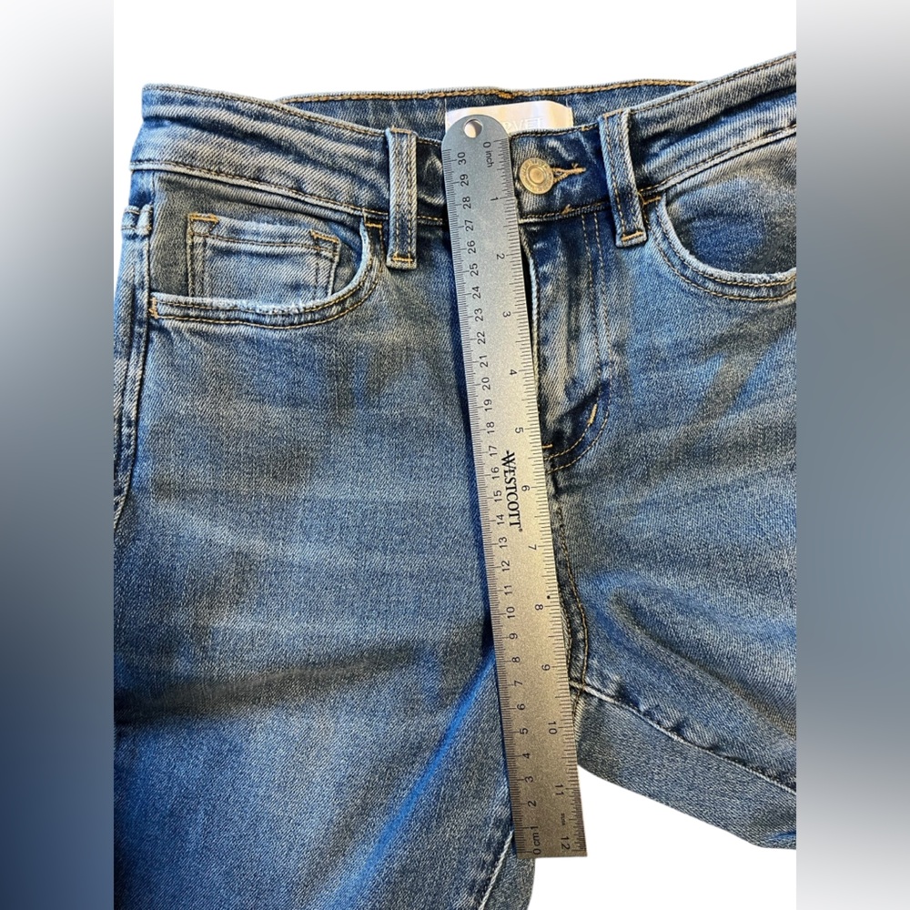 Women's Vervet Blue Flare Jeans - Picture 4 of 9